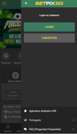 página principal do Betpix365