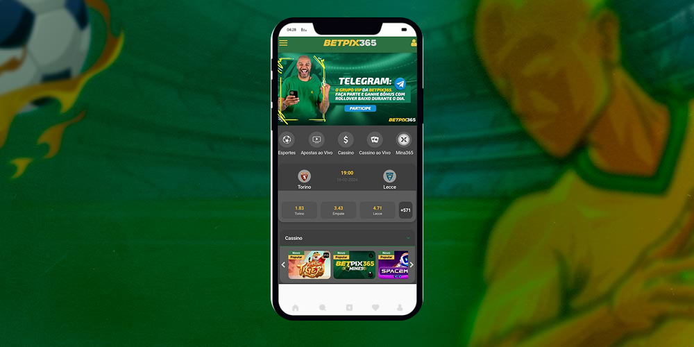 Abrir o site Betpix365